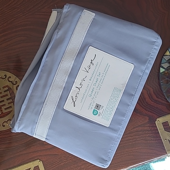 🛌London Kaye  Queen Sheet Set - Picture 3 of 5